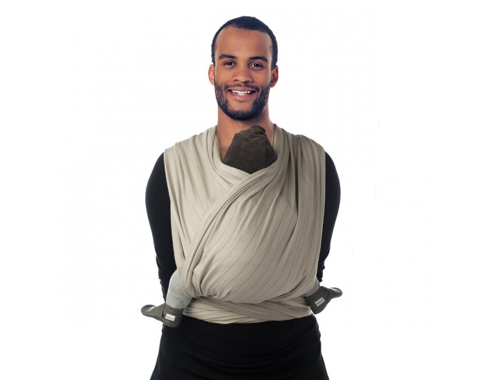 BABYLONIA BABY CARRIERS BB-Slen charpe de Portage Tisse - Taupe Taupe 490 cm