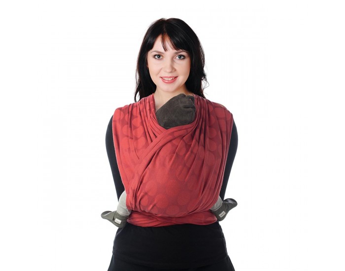 BABYLONIA BABY CARRIERS BB-Slen charpe de Portage Tisse - Rouge Piment Rouge Piment 460 cm