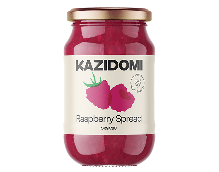 KAZIDOMI Confiture Framboise 100% Fruits Bio - 310 g