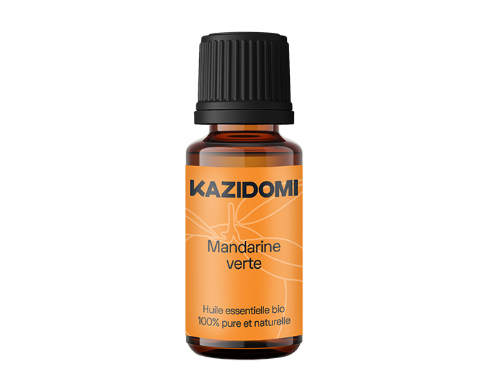 KAZIDOMI Huile Essentielle de Mandarine Verte Bio - 10 ml