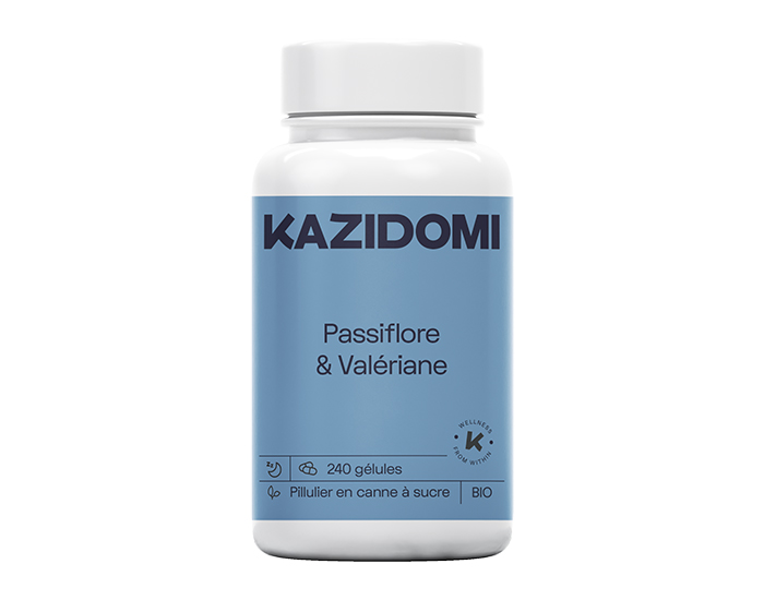 KAZIDOMI Passiflore Valériane - 240 gélules