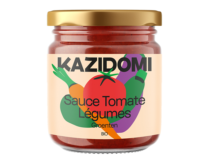 KAZIDOMI Sauce Tomate aux L�gumes Bio - 300 g