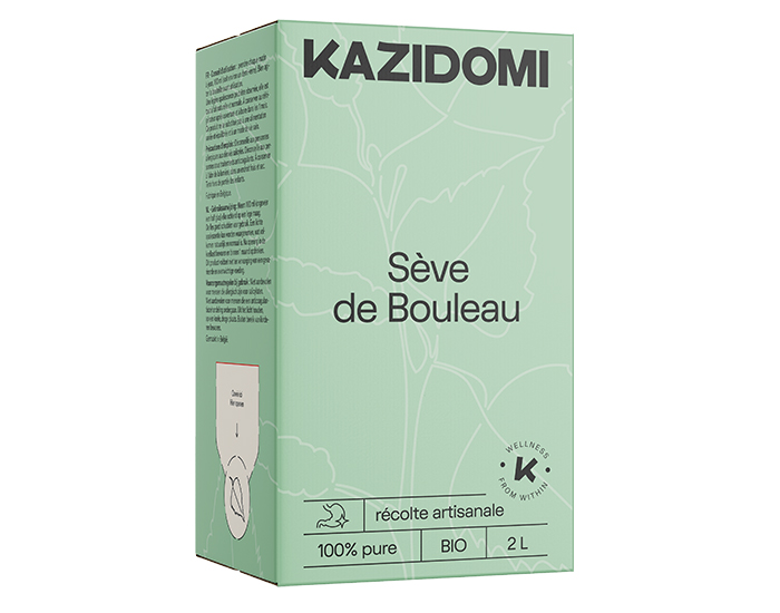 KAZIDOMI Sève de Bouleau Bio - 2L