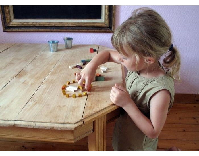 MON PETIT ART Mini cubes Prisme - jeu en bois