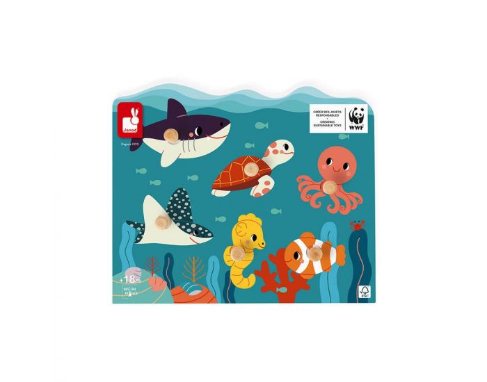 JANOD Puzzle - Ocan - Ds 1 an