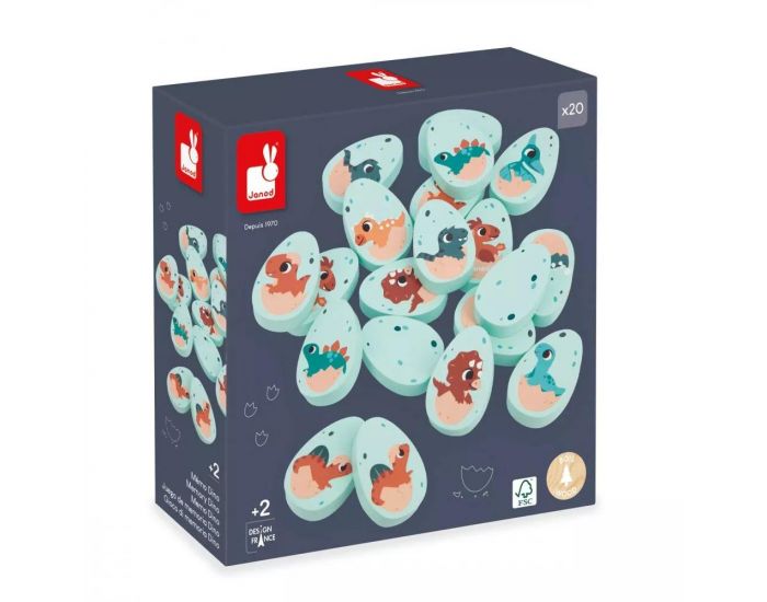 JANOD Jeu M�mo - Dino - D�s 2 ans
