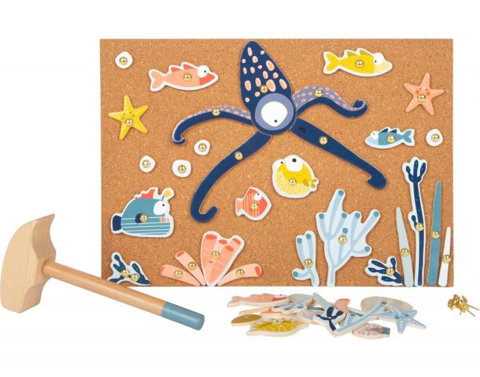 SMALL FOOT COMPANY Jeu de Clous La Mer - D�s 3 ans