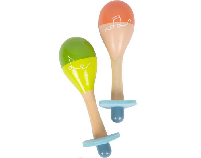 SMALL FOOT COMPANY Maracas - Groovy Beats - D�s 1 an