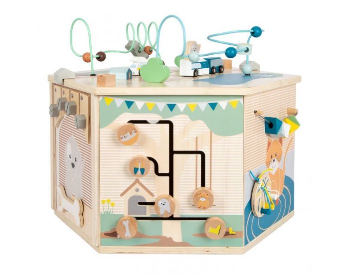 SMALL FOOT COMPANY Cube de Motricit� XXL - Animaux Domestiques - D�s 1 an