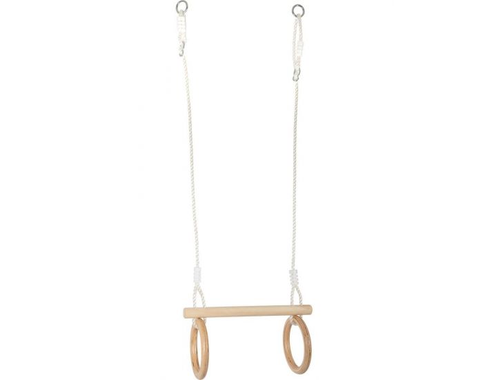 SMALL FOOT COMPANY Trap�ze avec Anneaux de Gymnastique - D�s 3 ans