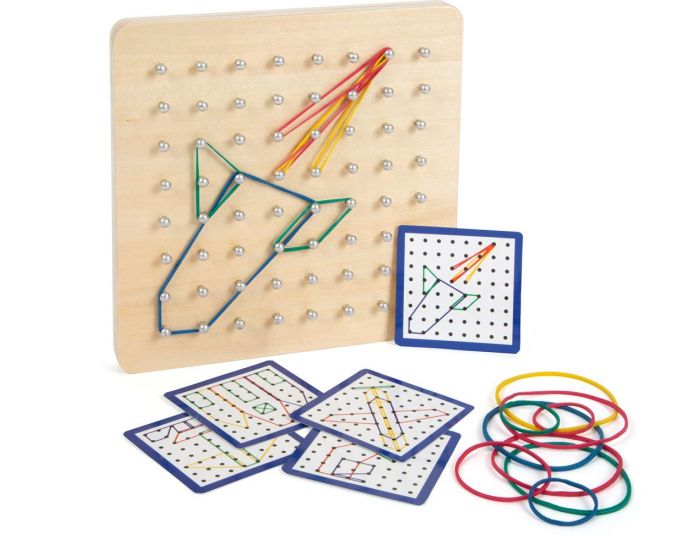 SMALL FOOT COMPANY Planche de G�om�trie - en Bois - D�s 3 ans