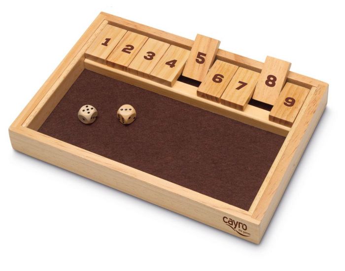 CAYRO Jeu de D�s Shut The Box - D�s 6 ans