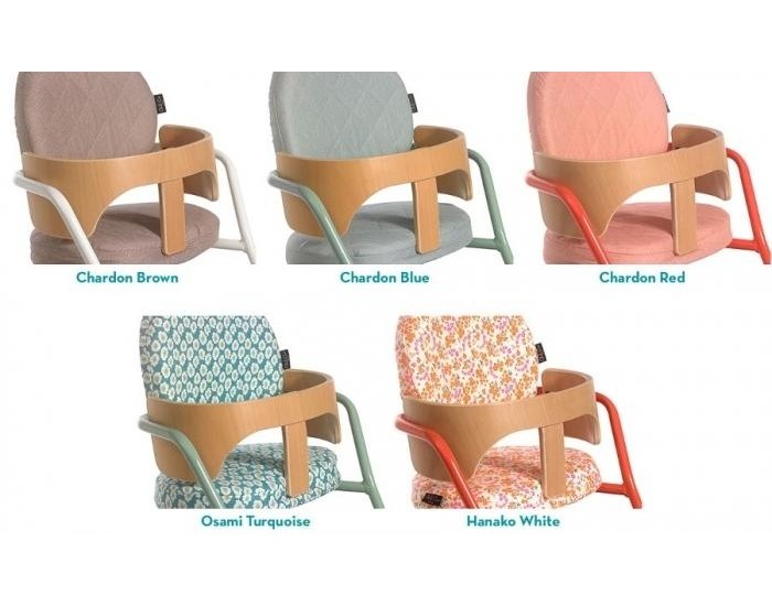 CHARLIE CRANE Paire de coussins Chardon Bleu pour chaise Tibu