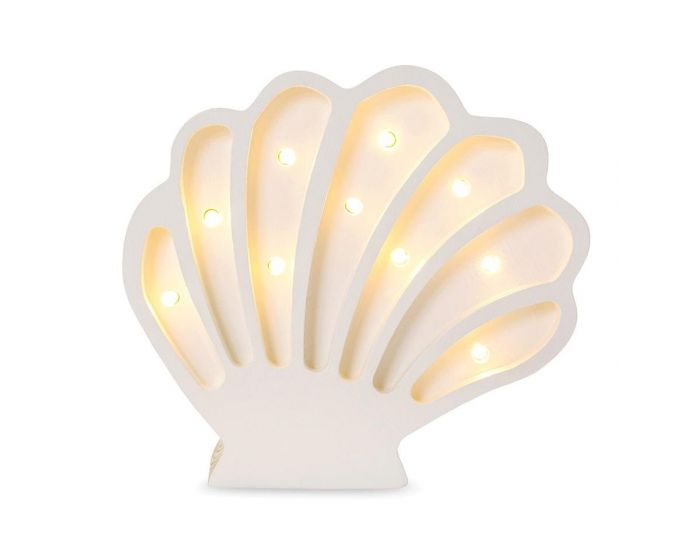LITTLE LIGHTS Lampe Veilleuse Coquillage - D�s 3 ans