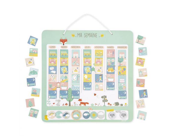 JANOD Mon Semainier Magn�tique - D�s 3 ans