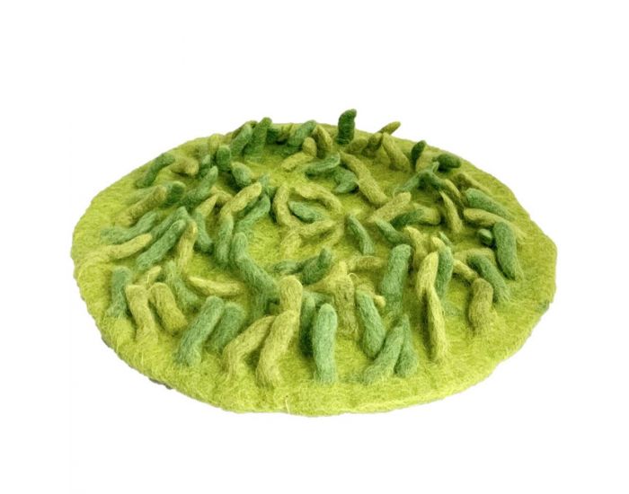 PAPOOSE TOYS Tapis de Jeu en Laine Feutr�e - Herbes - Set de 2 - D�s la naissance