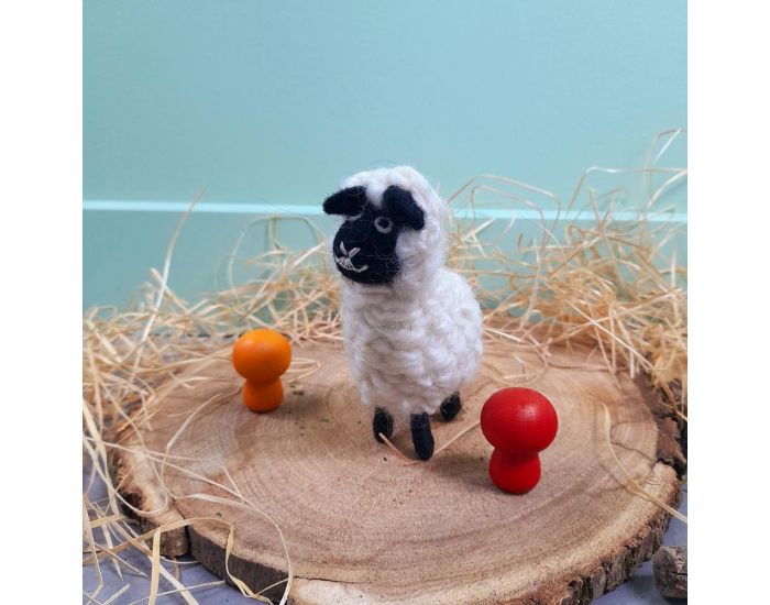 PAPOOSE TOYS Mouton en Laine Feutr�e - D�s 3 ans
