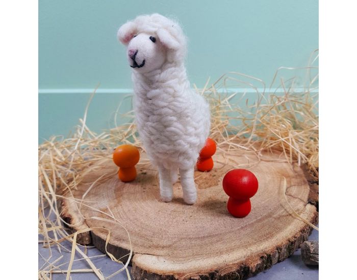 PAPOOSE TOYS Mouton en Laine Feutr�e - D�s 3 ans
