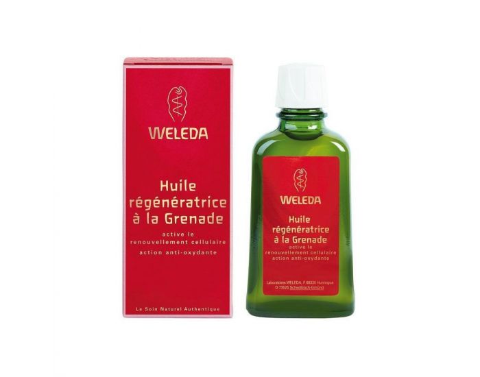 WELEDA Huile de Massage Grenade - 100 ML - Flacon Pompe