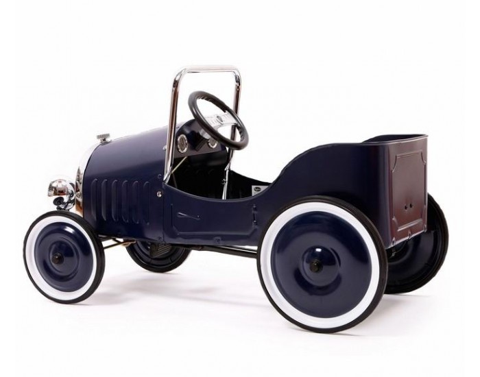 BAGHERA Voiture � p�dales en m�tal Classique Bleue