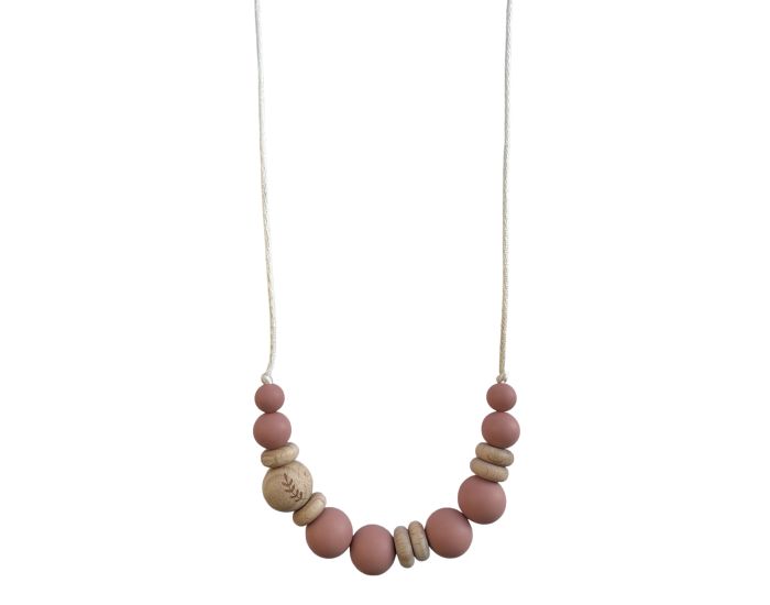 MAWEN MATERNE Collier d'Allaitement ou de Portage - Bois et Silicone - Laurier
