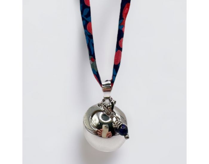 MAWEN MATERNE Bola de Grossesse - Rond Argent� - Lune et Pierre Lapis Lazuli