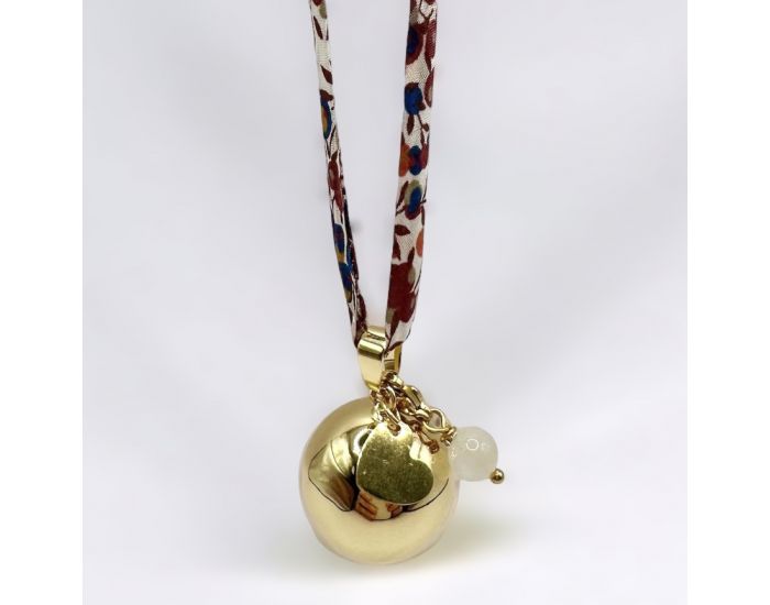 MAWEN MATERNE Bola de Grossesse - Rond Dor� - Coeur et Pierre de Lune