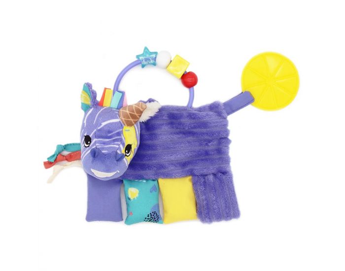 LES D�GLINGOS Hochet d'Activit�s - Kiprokos le Z�bre - D�s la Naissance