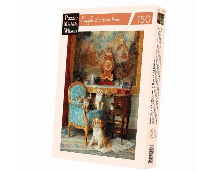 PUZZLE MICH�LE WILSON Famille de Chats et Chien de Lambert - D�s 10 ans