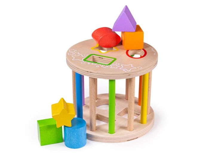 BIGJIGS TOYS Rouleau Trieur de Formes - D�s 1an 