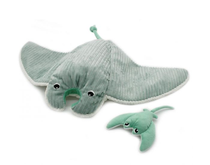LES D�GLINGOS Peluche Ptipotos - Raie Manta et son B�b� - D�s 12 mois 