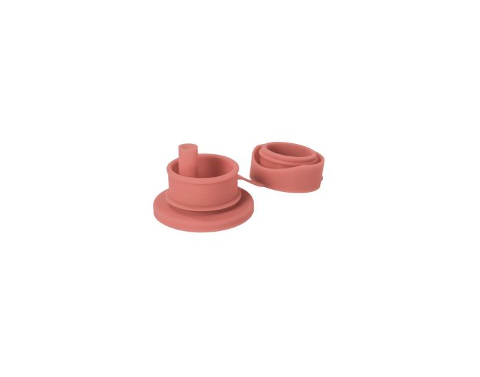 PURA Bouchon Paille en Silicone pour Gourde Vieux rose