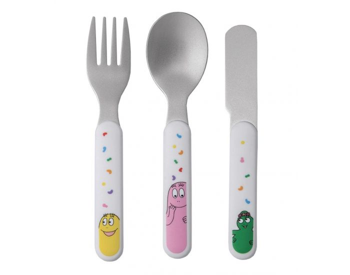 PETIT JOUR Couverts d'Apprentissage Barbapapa - D�s 12 mois