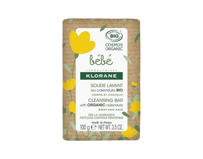 KLORANE B�b� Savon - Solide Bio - 100 Grammes