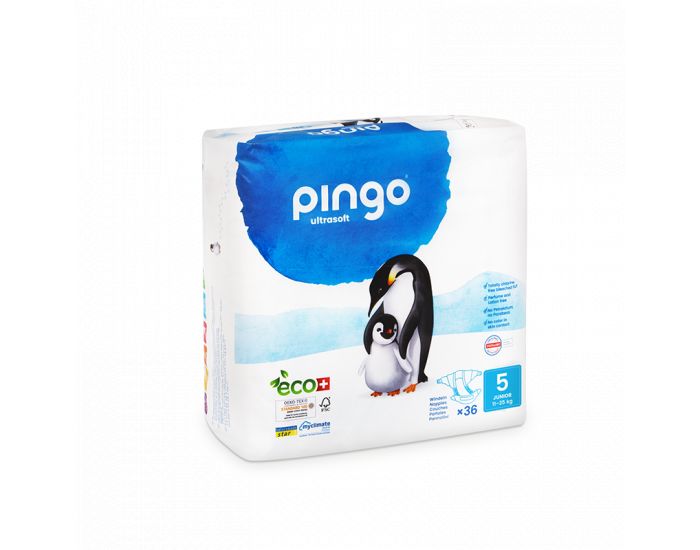 PINGO Couches �cologiques - Taille 5 - 11 � 25 kg