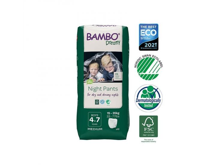 BAMBO NATURE Bambo Dreamy - Gar�on - 4-7 ans - 15-35 kg