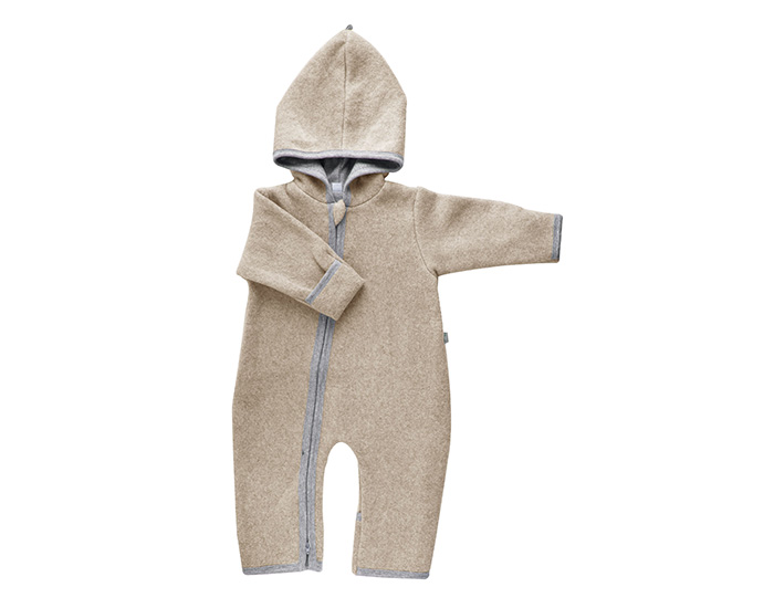 IOBIO Combinaison Int�grale en Polaire de Coton Bio - Beige