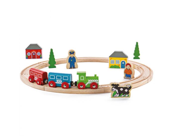 BIGJIGS TOYS Mon premier Circuit de Train - D�s 3 ans