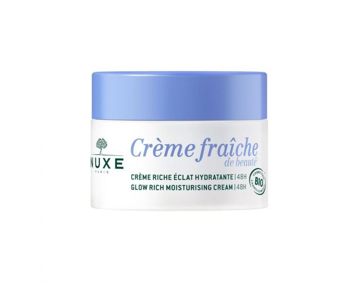 NUXE Crme Fraiche de Beaut - Crme Riche Eclat Hydratante Bio 24H - 50 ml