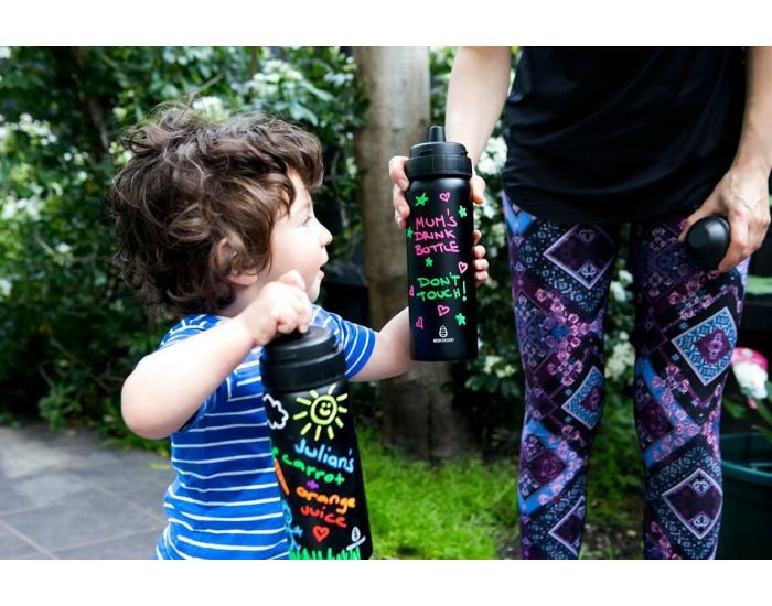 ECOCOCOON Gourde Isotherme - Anti-fuite - 500 ml - Messenger