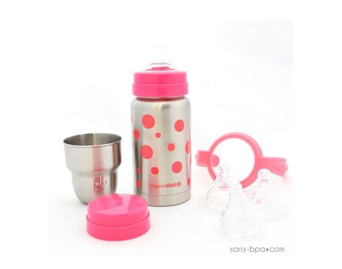 ORGANICKIDZ Kit Evolutif Isotherme - GL - 220 ml - Rose