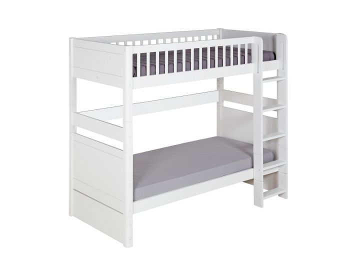 AKITEN RETAIL Pack Lit Superpos� avec 2 Matelas - Victoria Blanc