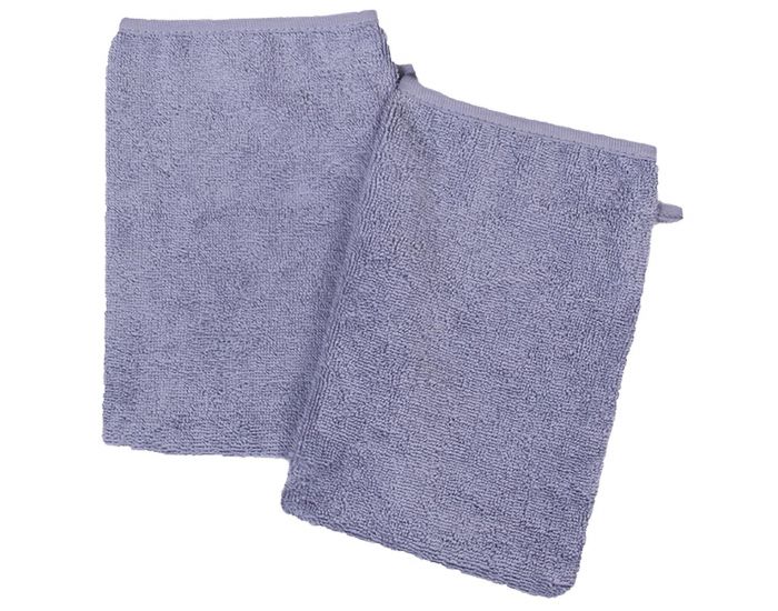 EVEIL ET NATURE Lot de 2 Gants de Toilette 
