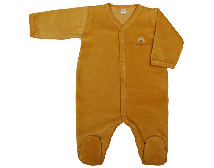 EVEIL ET NATURE Pyjama Velours Coton Bio - Ambre