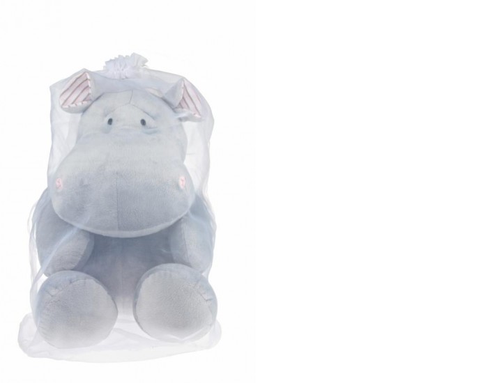 LES BEBES D'ELYSEA Popotame l'hippopotame - 55 cm