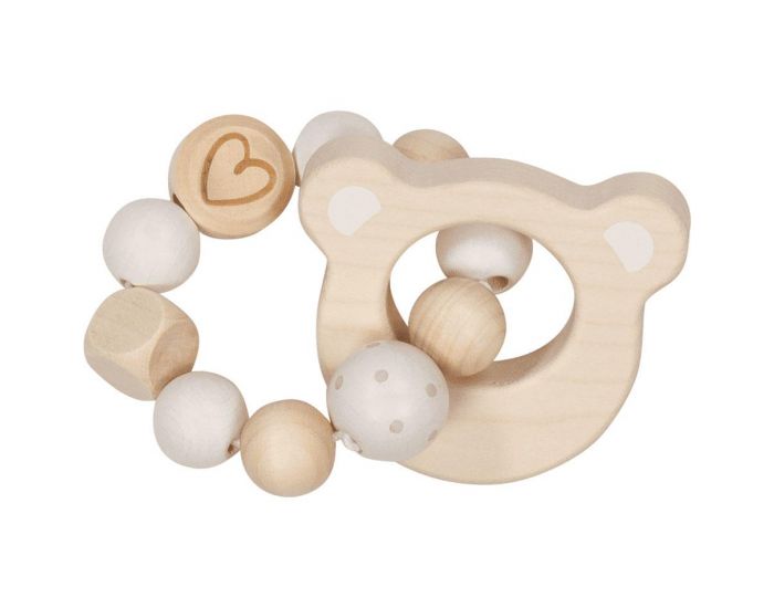 GOKI Hochet Bois Flexible - Ours - D�s la Naissance