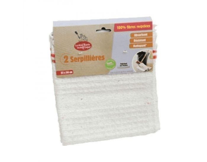 LA DROGUERIE ECOLOGIQUE Lot de 2 Serpill�res en Fibres Recycl�es