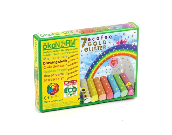 OKONORM Craies Brillantes - 7 couleurs - Ds 3 ans 