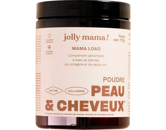Jolly Mama - poudre a base de collagene mama load - 112g