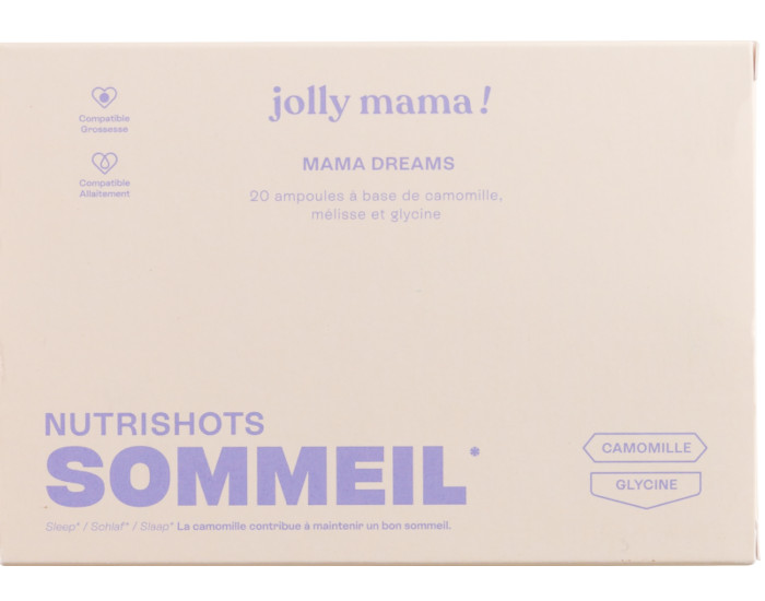 complement sommeil mama dreams - 20 ampoules (Jolly Mama) - Couverture